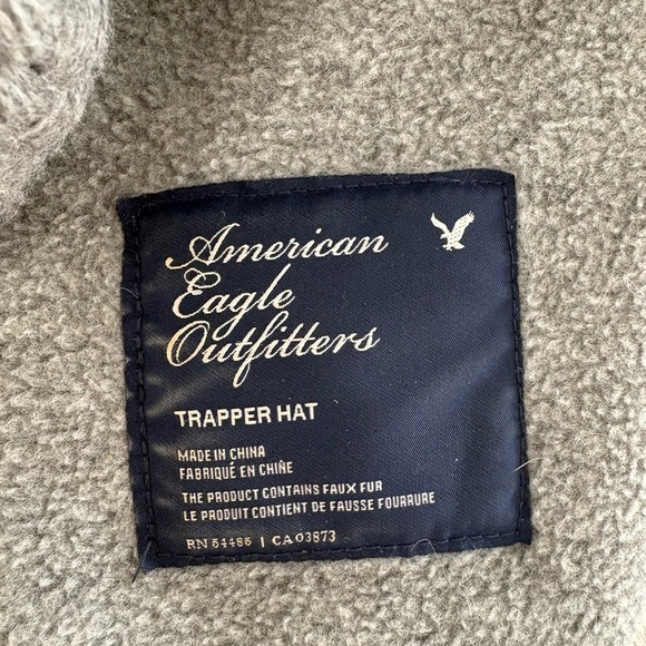 American Eagle Trapper Hat Faux Fur O/S - Picture 3 of 3